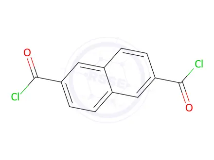 Chemical structure of Naphthaline-2,6-dicarbonic acid dichloranhydride
