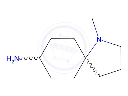 Chemical structure of 1-Methyl-1-azaspiro[4.5]decan-8-amine dihydrochloride