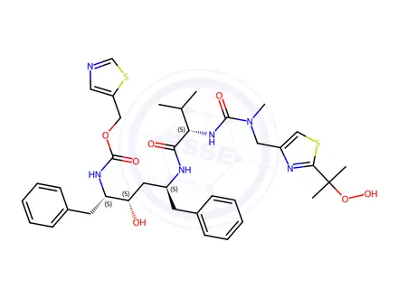 Chemical structure of Ritonavir EP Impurity G