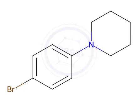 Chemical structure of 1-(4-Bromophenyl)piperidine