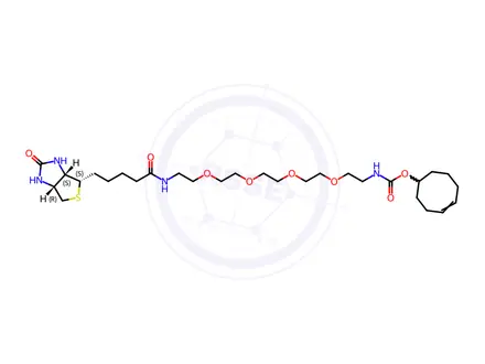 Chemical structure of TCO-PEG4-biotin