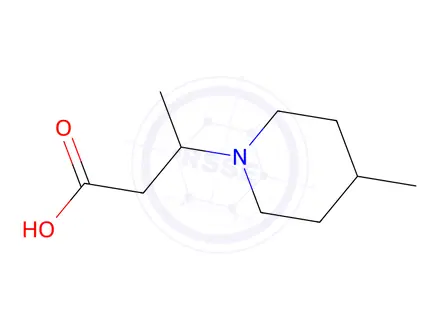 Chemical structure of 3-(4-Methylpiperidin-1-yl)butanoic acid