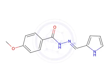 Chemical structure of pyrrole aldehyde phenyl semicarbazone