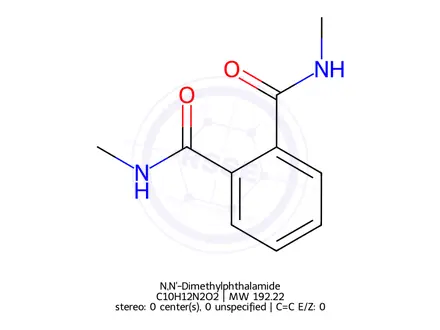 Chemical structure of N,N'-Dimethylphthalamide
