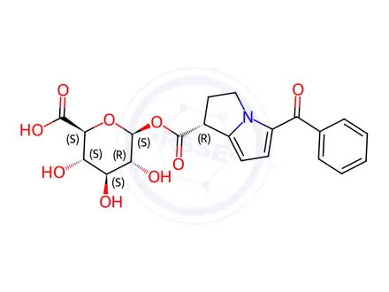 Chemical structure of (R)-Ketorolac Glucuronide