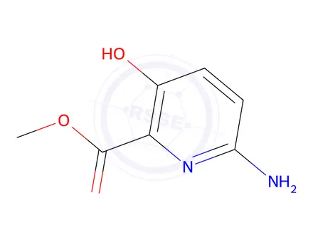 Chemical structure of 2-Pyridinecarboxylicacid,6-amino-3-hydroxy-,methylester(9CI)