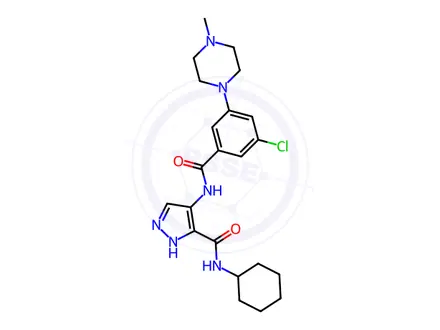 Chemical structure of (D-Trp12,tyr34)-pth (7-34) amide (bovine)
