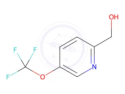 Chemical structure of [5-(trifluoromethoxy)-2-pyridyl]methanol