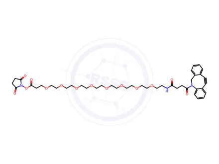 Chemical structure of DBCO-PEG8-NHS ester