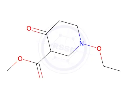 Chemical structure of Methyl 1-ethoxy-4-oxopiperidine-3-carboxylate