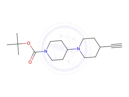 Chemical structure of tert-Butyl 4-ethynyl-[1,4'-bipiperidine]-1'-carboxylate