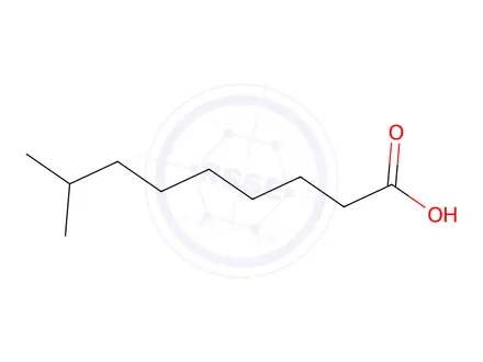 Chemical structure of Isocapric Acid
