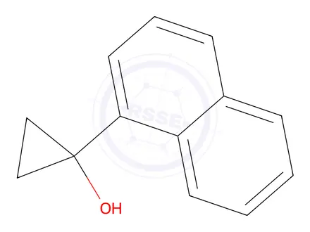 Chemical structure of 1-(Naphthalen-1-yl)cyclopropan-1-ol