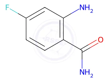 Chemical structure of 2-Amino-4-fluorobenzamide