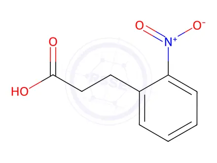Chemical structure of 3-(2-nitrophenyl)propionic acid