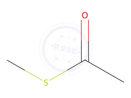 Chemical structure of S-Methyl Thioacetate