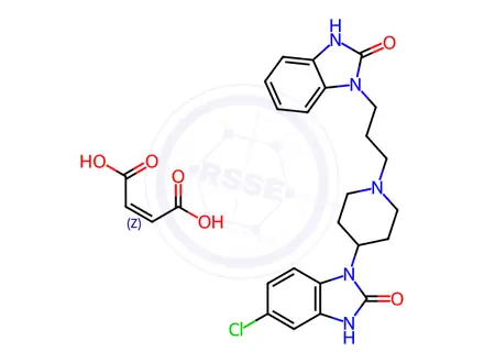 Chemical structure of Domperidone Maleate Working Standard (Secondary Reference Standard)