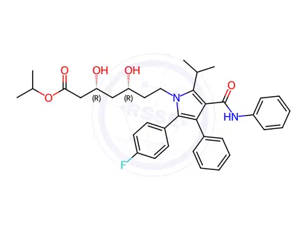 Chemical structure of Atorvastatin Isopropyl Ester