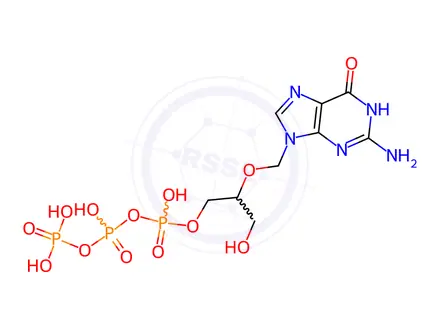 Chemical structure of Ganciclovir Triphosphate
