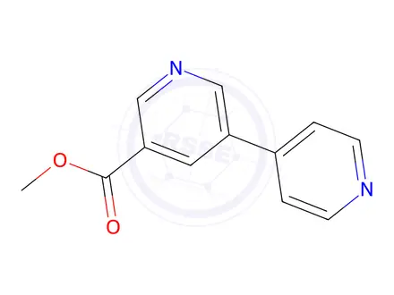 Chemical structure of methyl 5-(pyridin-4-yl)pyridine-3-carboxylate