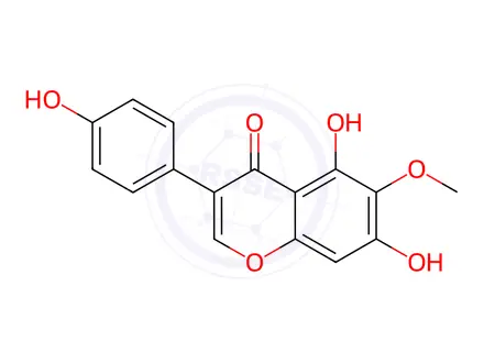 Chemical structure of tectorigenin