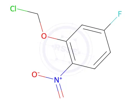 Chemical structure of 2-(Chloromethoxy)-4-fluoro-1-nitrobenzene