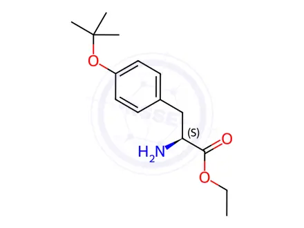 Chemical structure of H-Tyr(tBu)-OEt