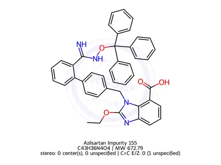 Chemical structure of Azilsartan Impurity 155