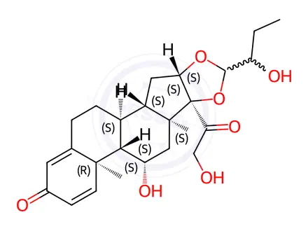 Chemical structure of 23-Hydroxy Budesonide
