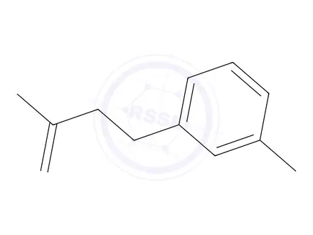 Chemical structure of 2-Methyl-4-(3-methylphenyl)but-1-ene