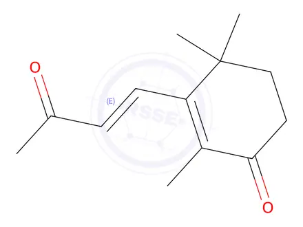 Chemical structure of 3-Keto-β-Ionone