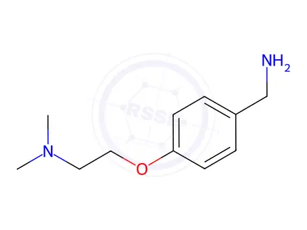 Chemical structure of 4-[2-(Dimethylamino)ethoxy]benzylamine