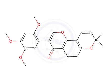 Chemical structure of Barbigerone