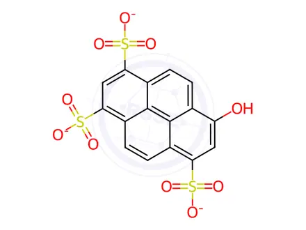 Chemical structure of Solvent Green 7