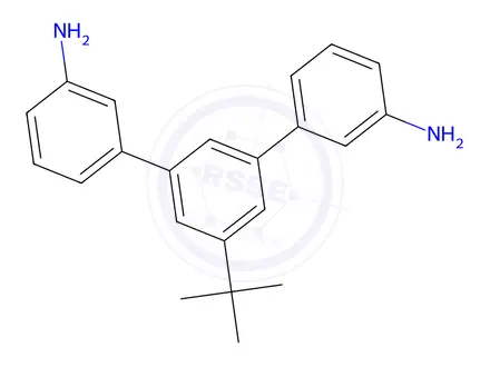 Chemical structure of 5'-(tert-butyl)-[1,1':3',1'-terphenyl]-3,3'-diamine
