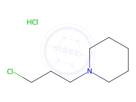 Chemical structure of 1-(3-Chloropropyl)piperidine Hydrochloride