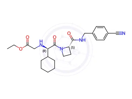 Chemical structure of Ximelagatran Nitrile