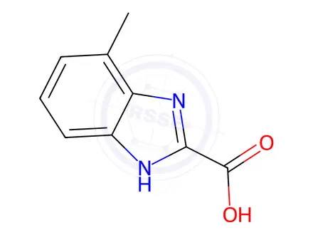 Chemical structure of 4-Methyl-1H-benzimidazole-2-carboxylic acid