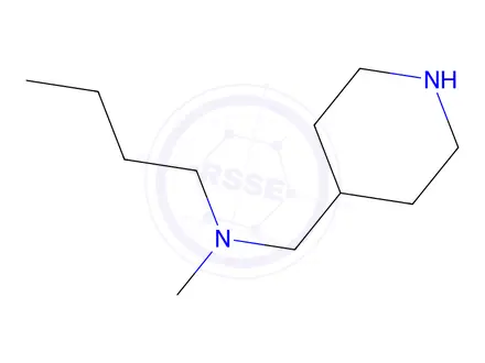 Chemical structure of butyl(methyl)(piperidin-4-ylmethyl)amine