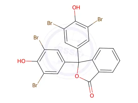 Chemical structure of 3,3-Bis(3,5-dibromo-4-hydroxyphenyl)isobenzofuran-1(3H)-one