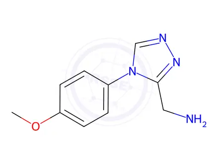 Chemical structure of [4-(4-Methoxyphenyl)-4H-1,2,4-triazol-3-yl]methanamine dihydrochloride