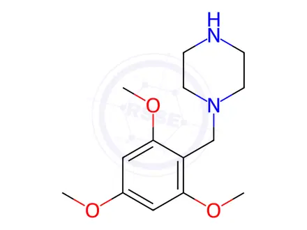 Chemical structure of Trimetazidine Impurity F HCl