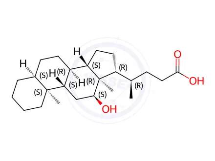 Chemical structure of Deoxycholic acid Impurity 121