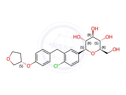 Chemical structure of Empagliflozin