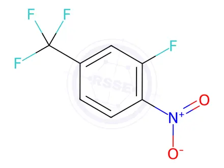 Chemical structure of 3-Fluoro-4-nitrobenzotrifluoride