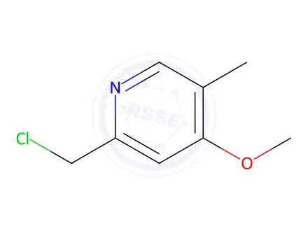 Chemical structure of 2-(Chloromethyl)-4-methoxy-5-methylpyridine