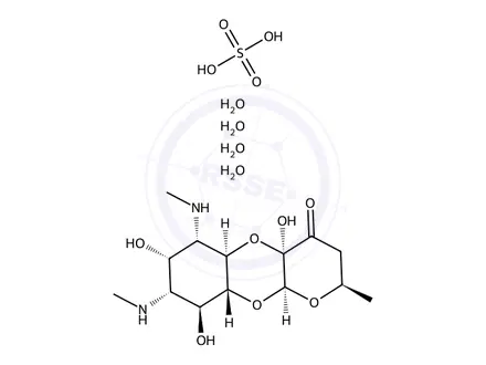 Chemical structure of Spectinomycin Sulfate Tetrahydrate