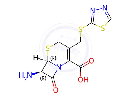 Chemical structure of Ceftezole Impurity 3