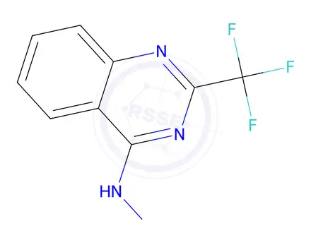 Chemical structure of 4-Hydrazino-2-(trifluoromethyl)quinazoline