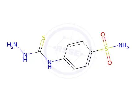 Chemical structure of 3-Amino-1-(4-sulfamoylphenyl)thiourea